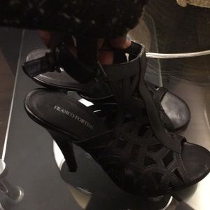 Black Franco Fortini shoes US Size 8